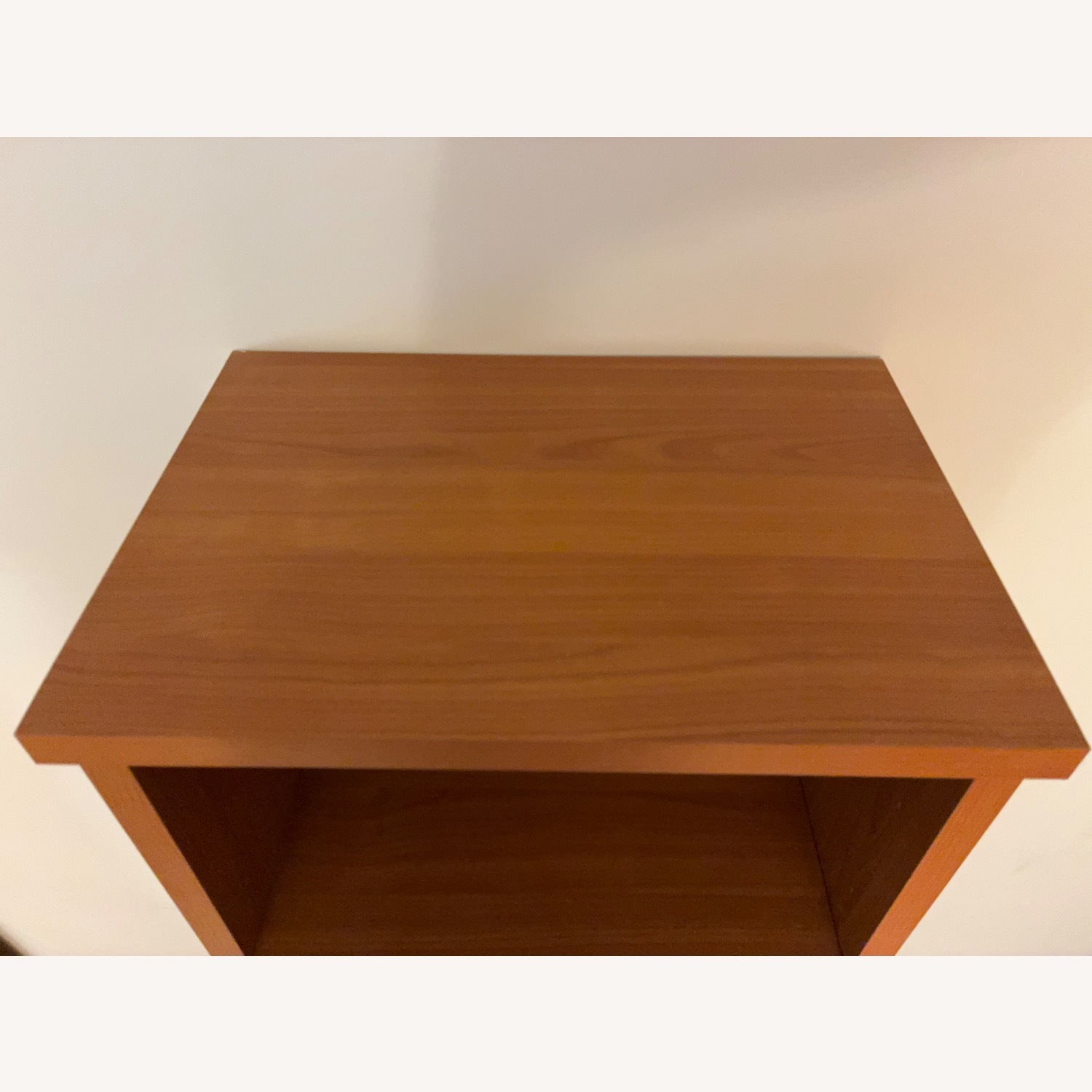 Dark Brown Wood Veneer Bookcase - image-4