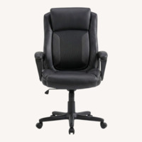 Serta Dark Brown Leather Office Chair
