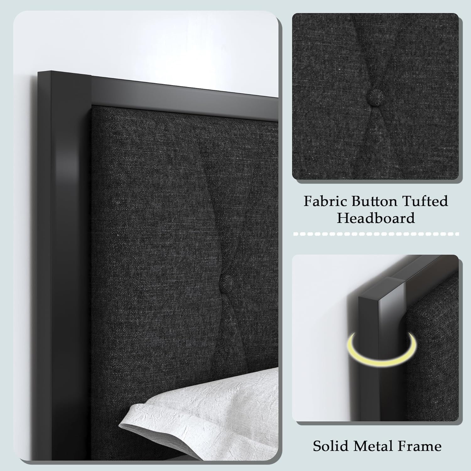 Amazon Twin Size Metal Platform Bed Frame - image-5