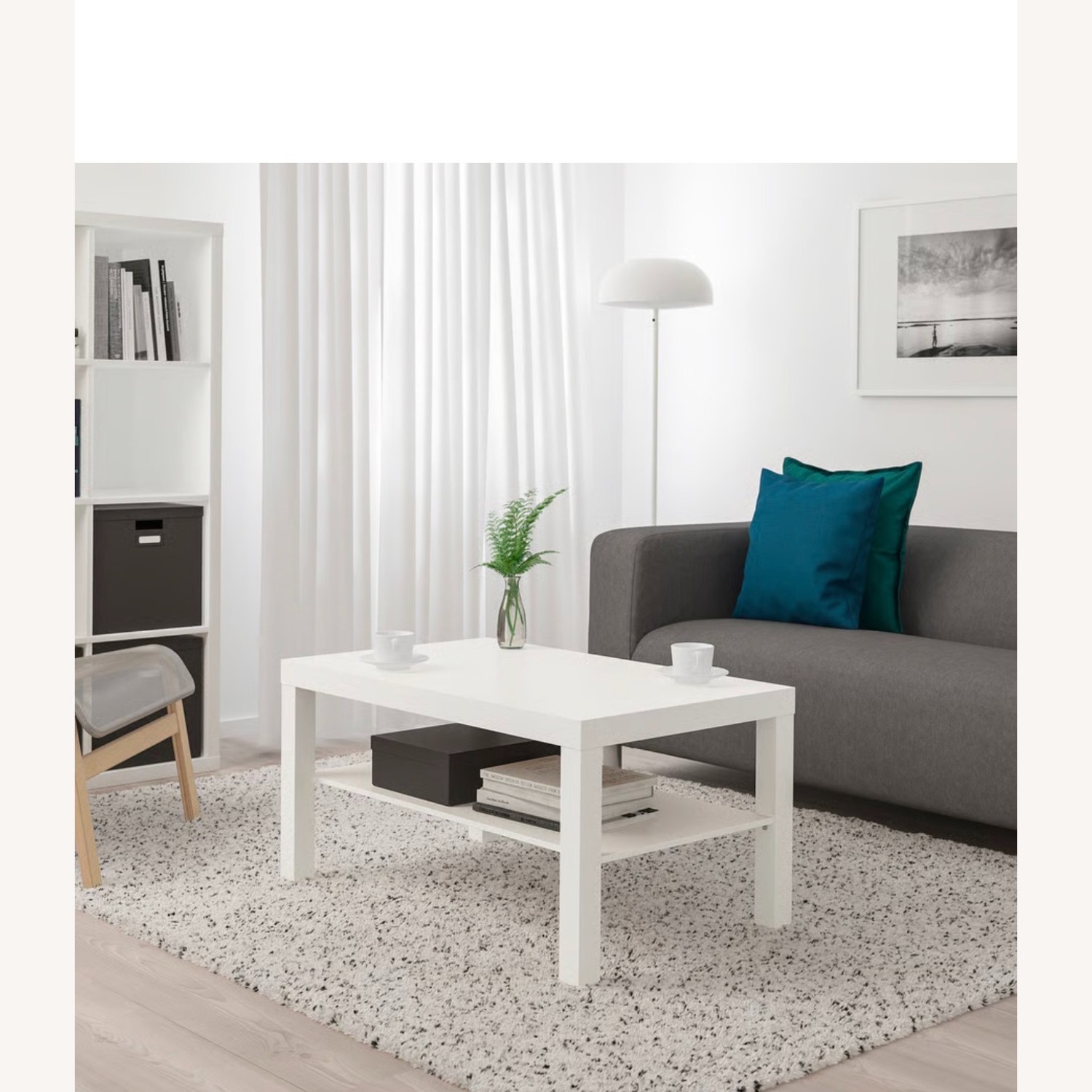 IKEA White Coffee Table - image-3