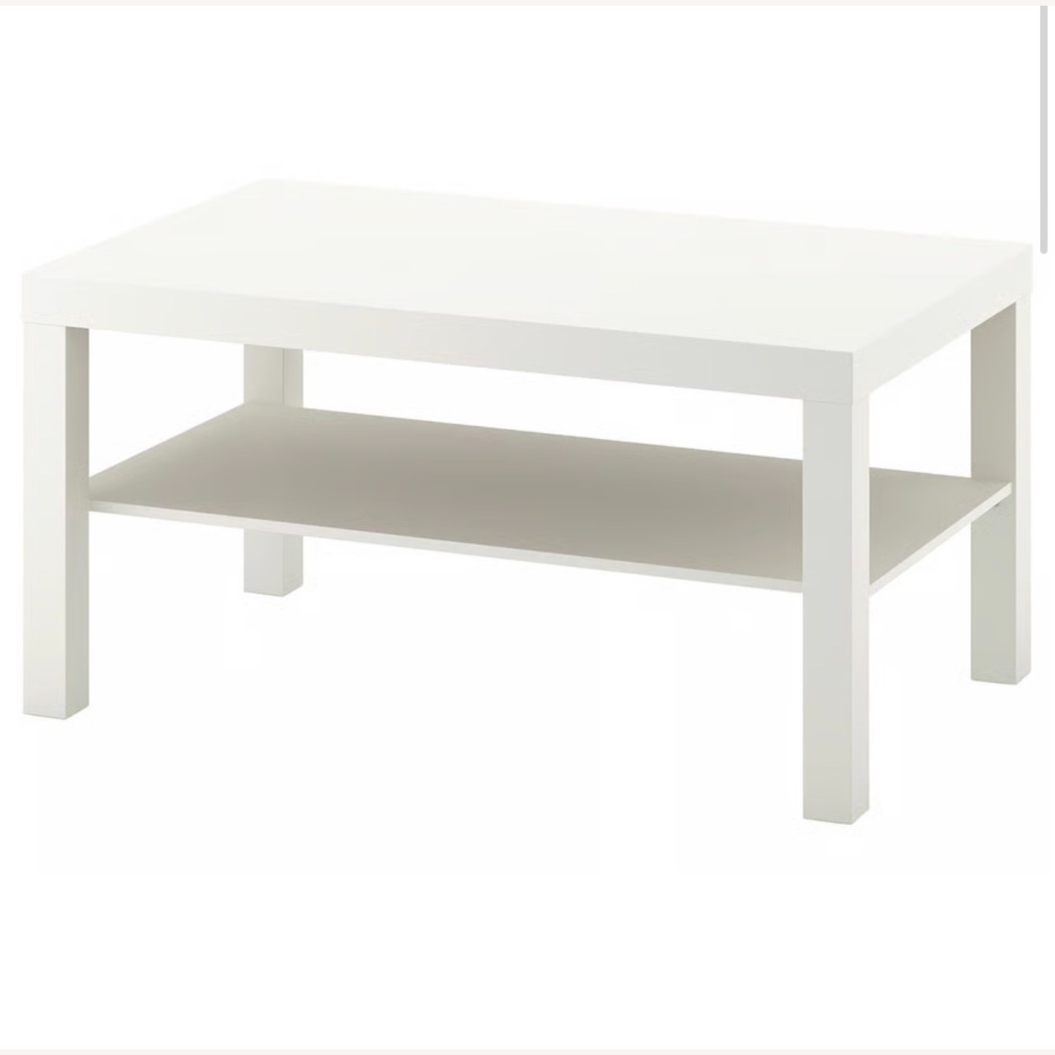 IKEA White Coffee Table - image-1