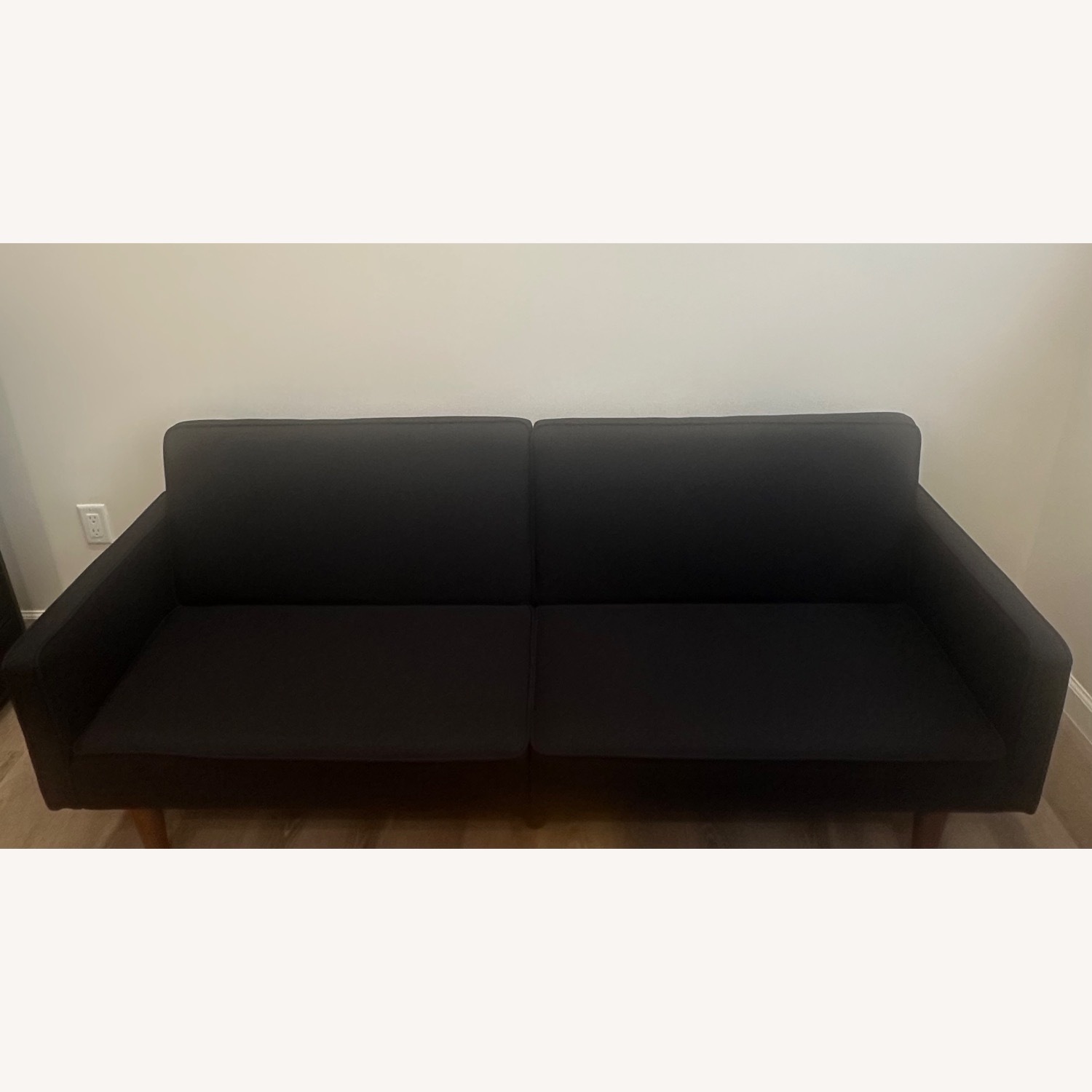 Bed Bath & Beyond Sleeper couch / Futon in Black - image-3