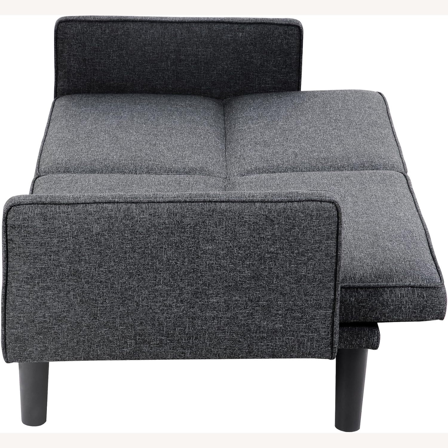 Bed Bath & Beyond Sleeper couch / Futon in Black - image-5