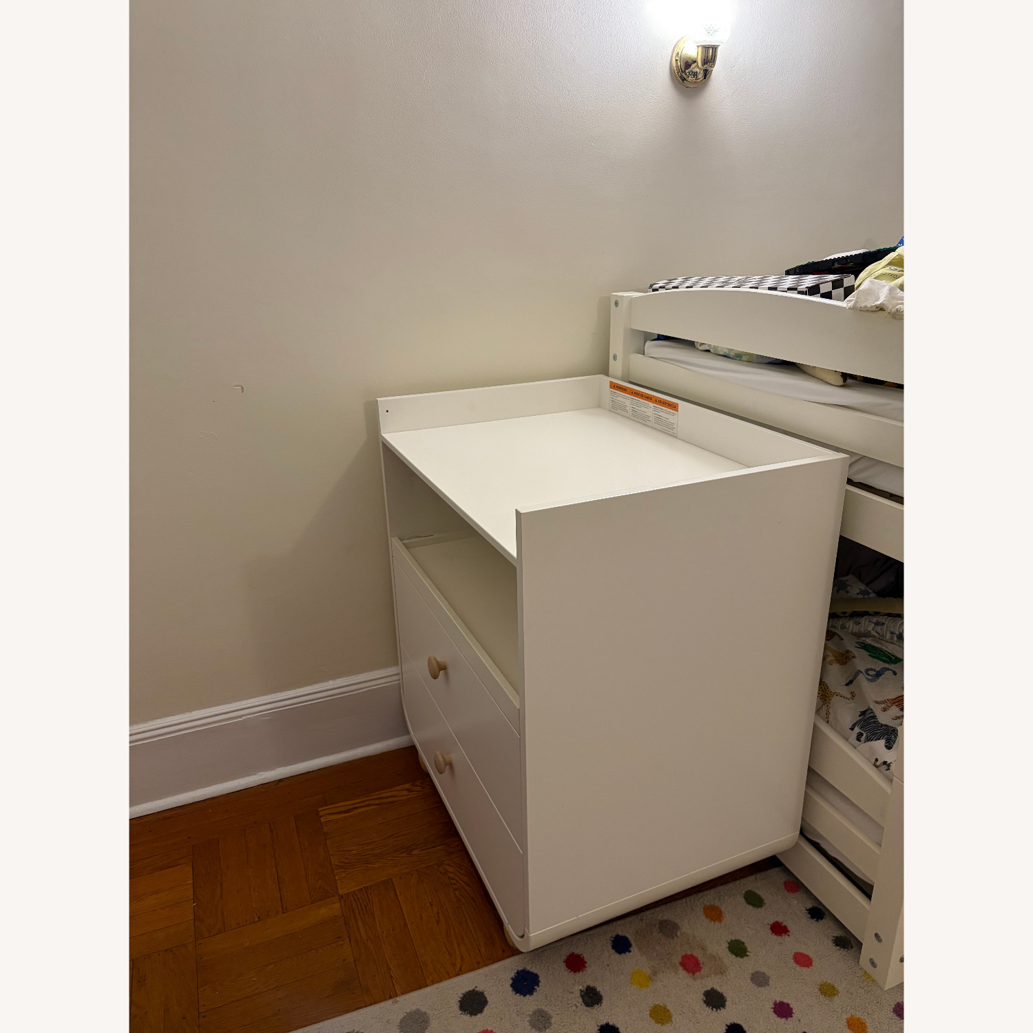 IKEA White Wood Dresser - image-2
