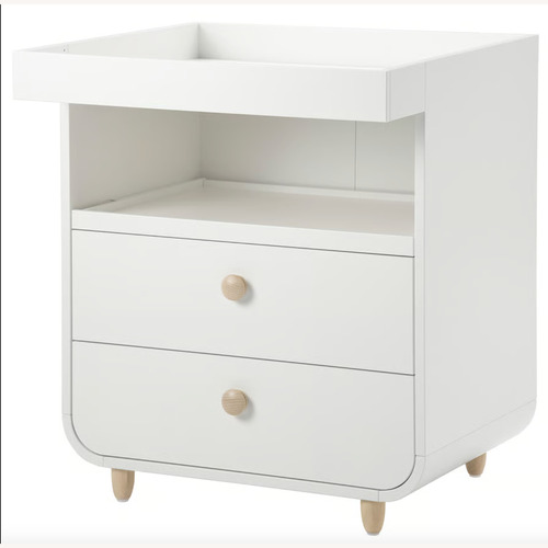 Used IKEA White Wood Dresser for sale on AptDeco