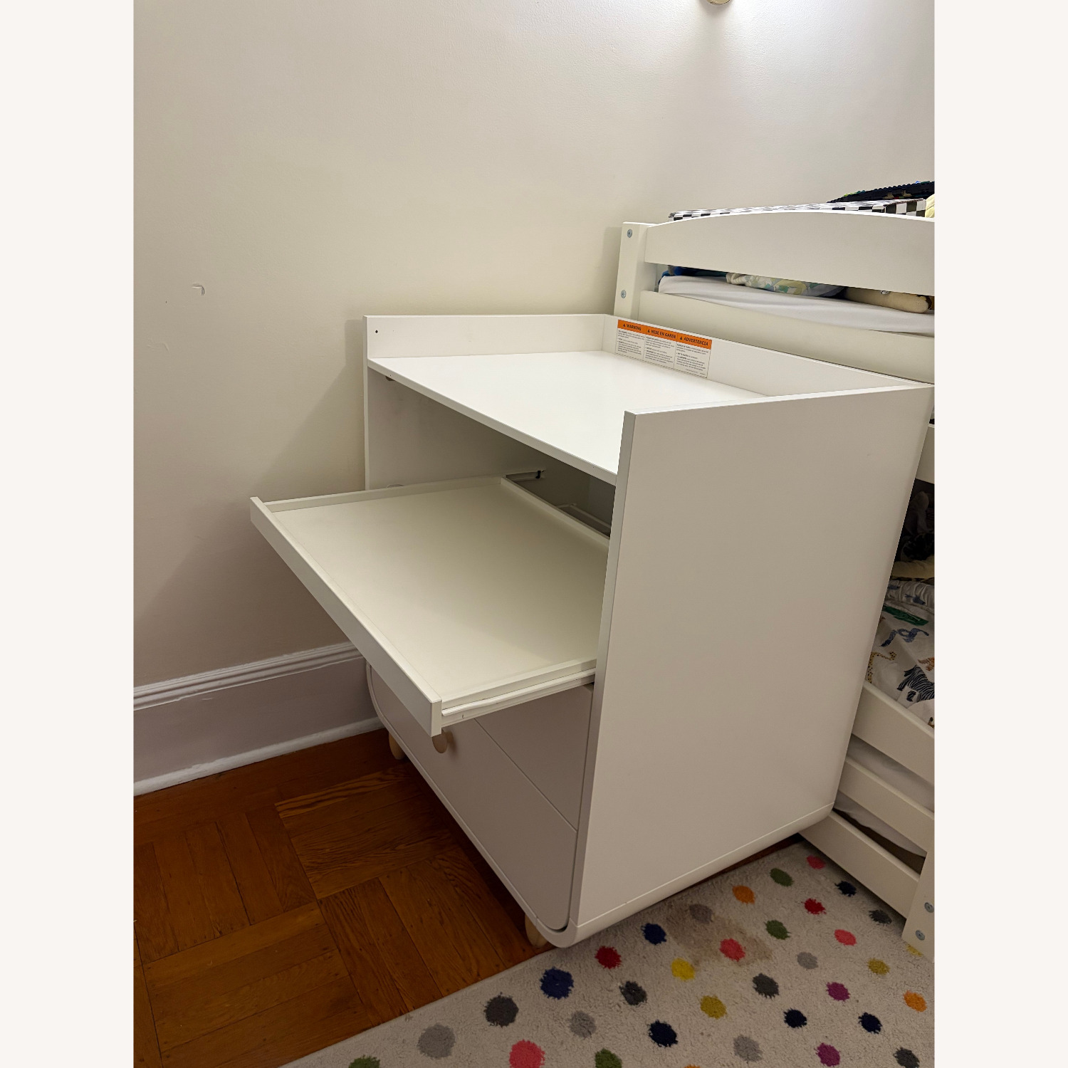 IKEA White Wood Dresser - image-3