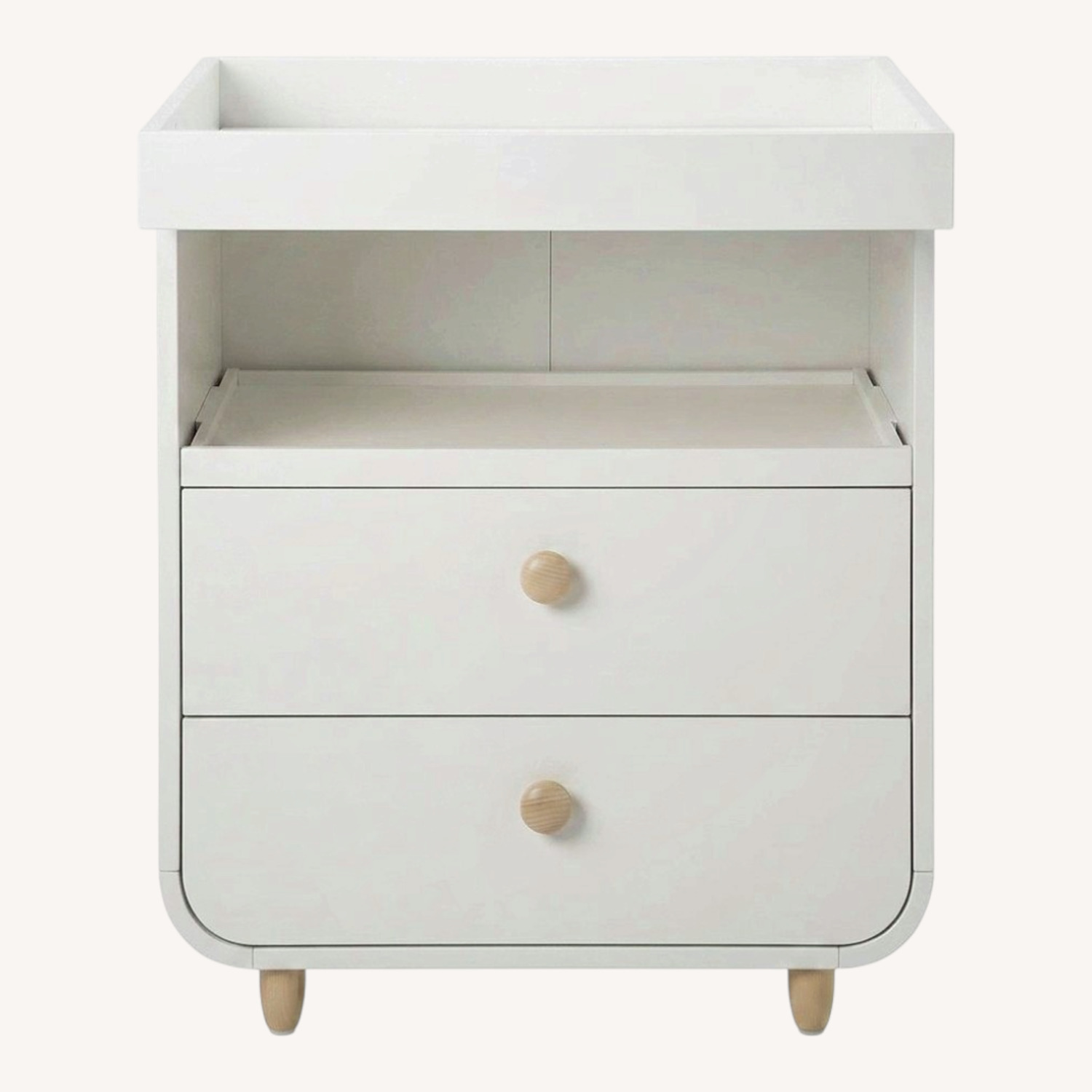 IKEA White Wood Dresser - image-0