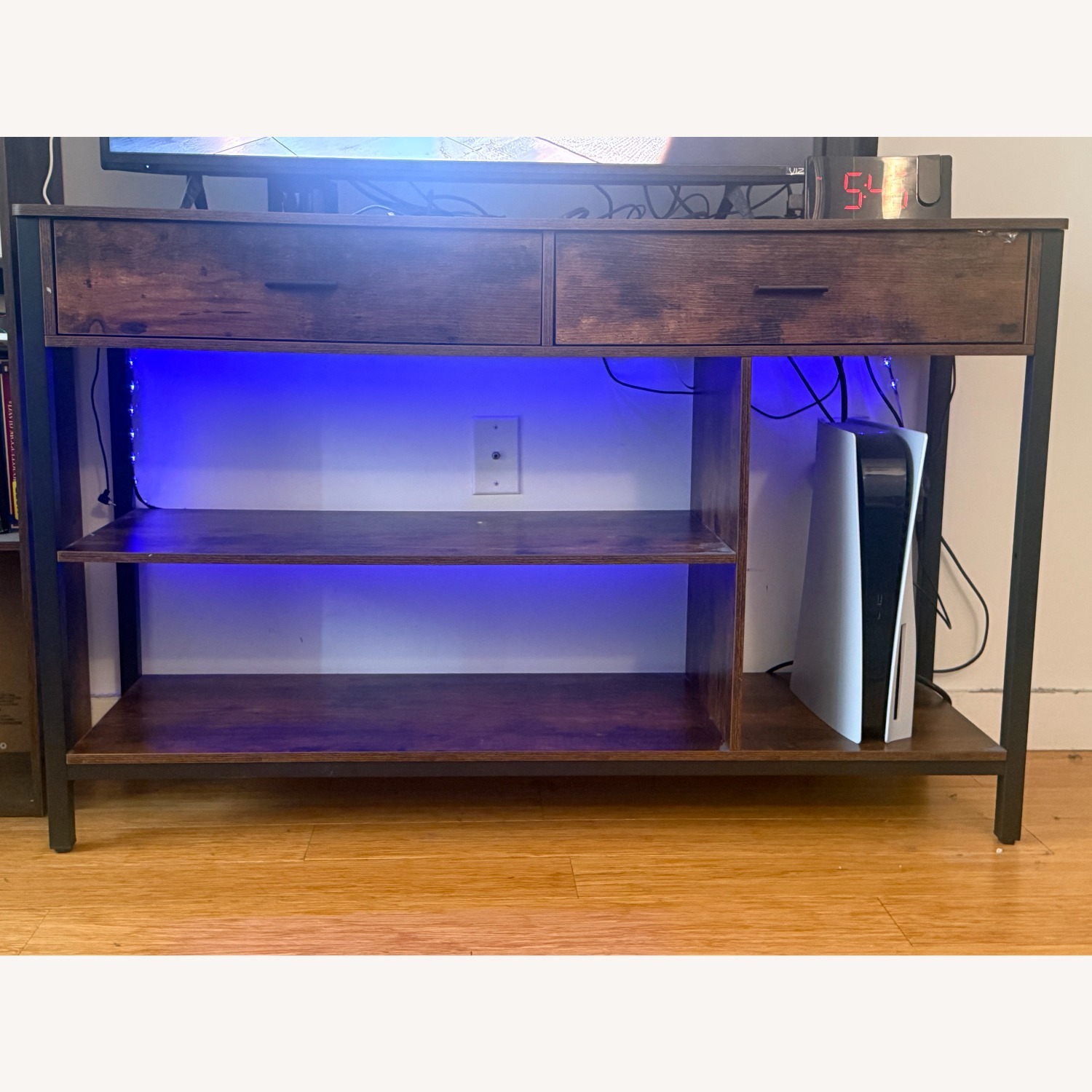IRONCK Entertainment Center (Vintage Brown) - image-2