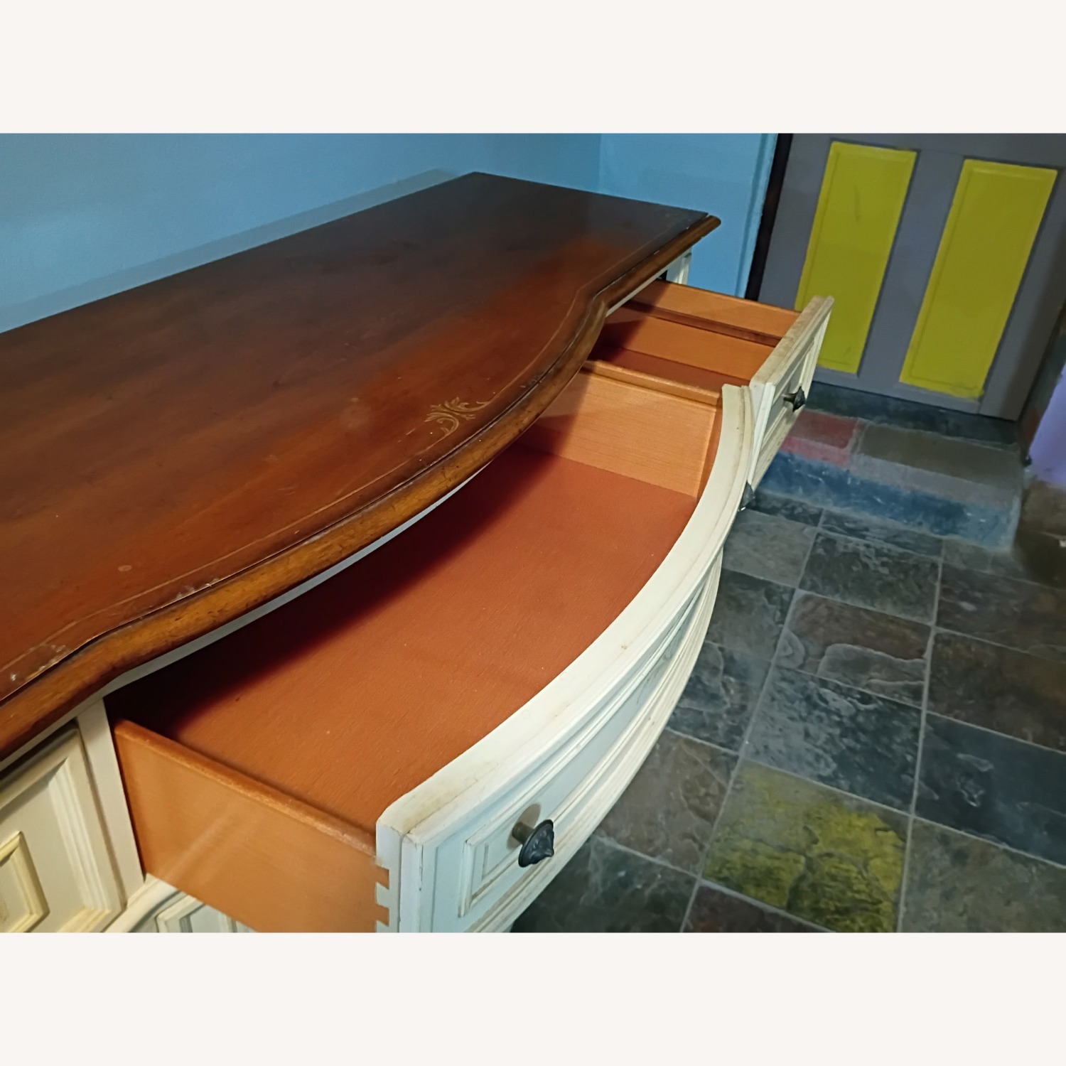 Solid Wood White Dresser - image-4