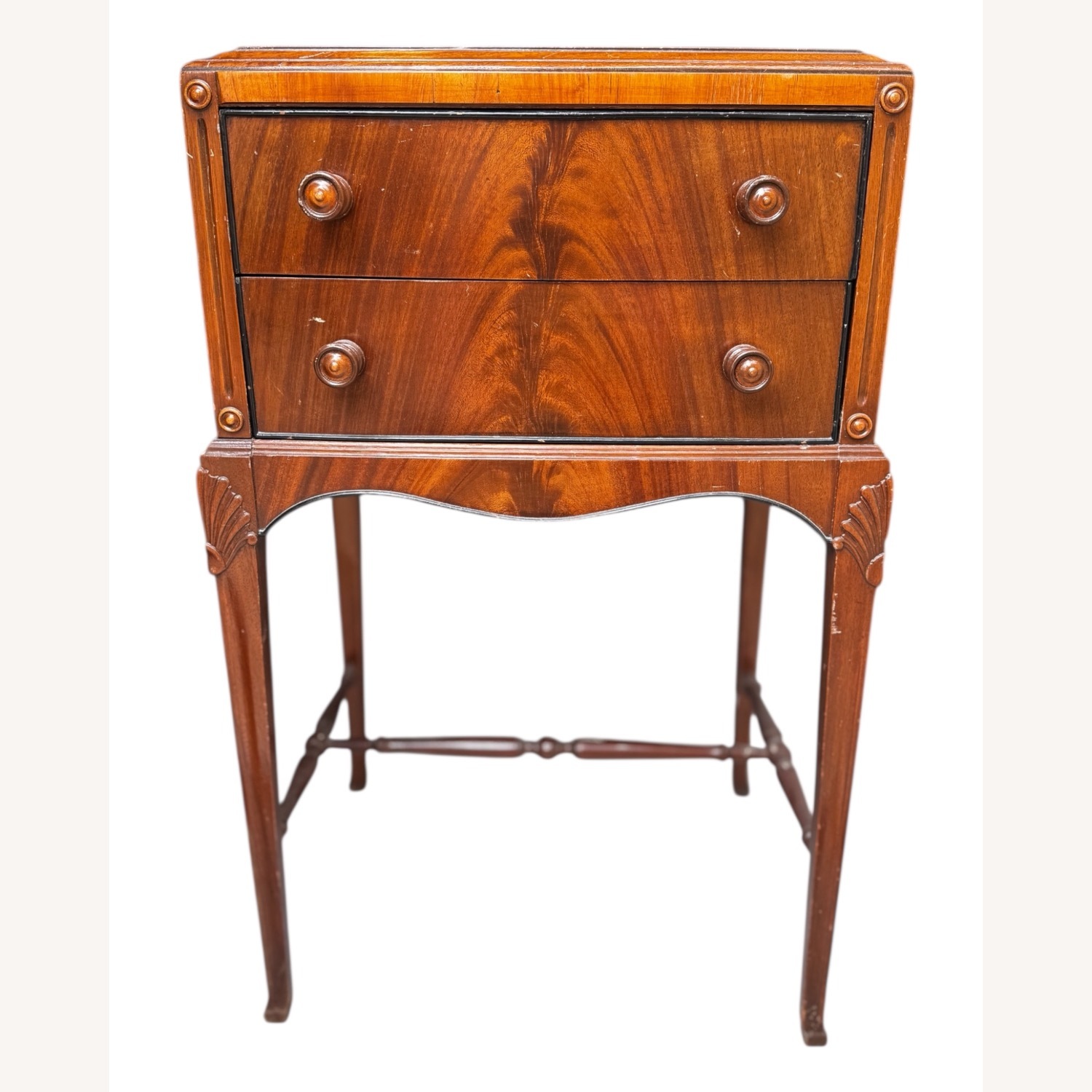 Berkey & Gay Furniture Co. Dark Brown Nightstand - image-1