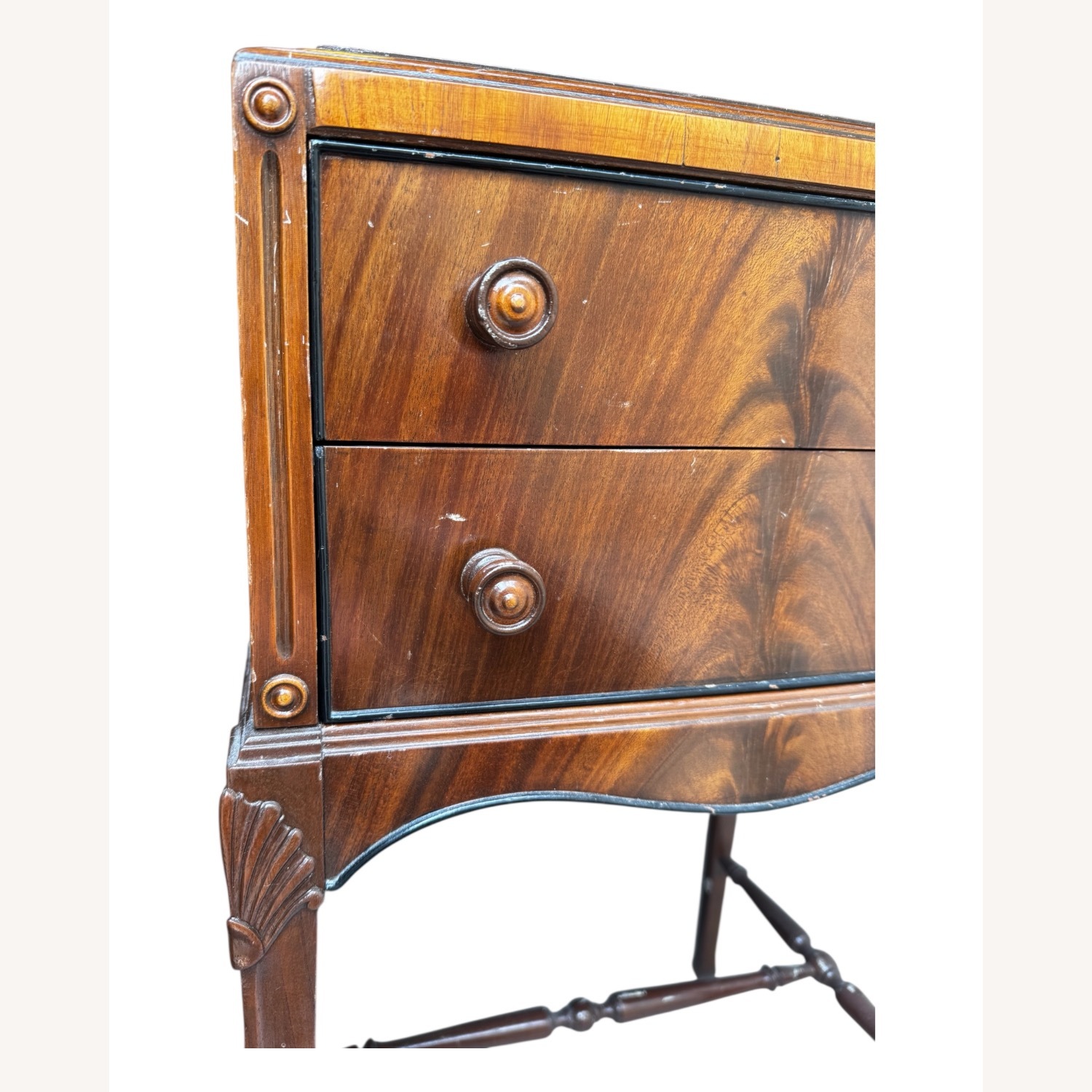 Berkey & Gay Furniture Co. Dark Brown Nightstand - image-5
