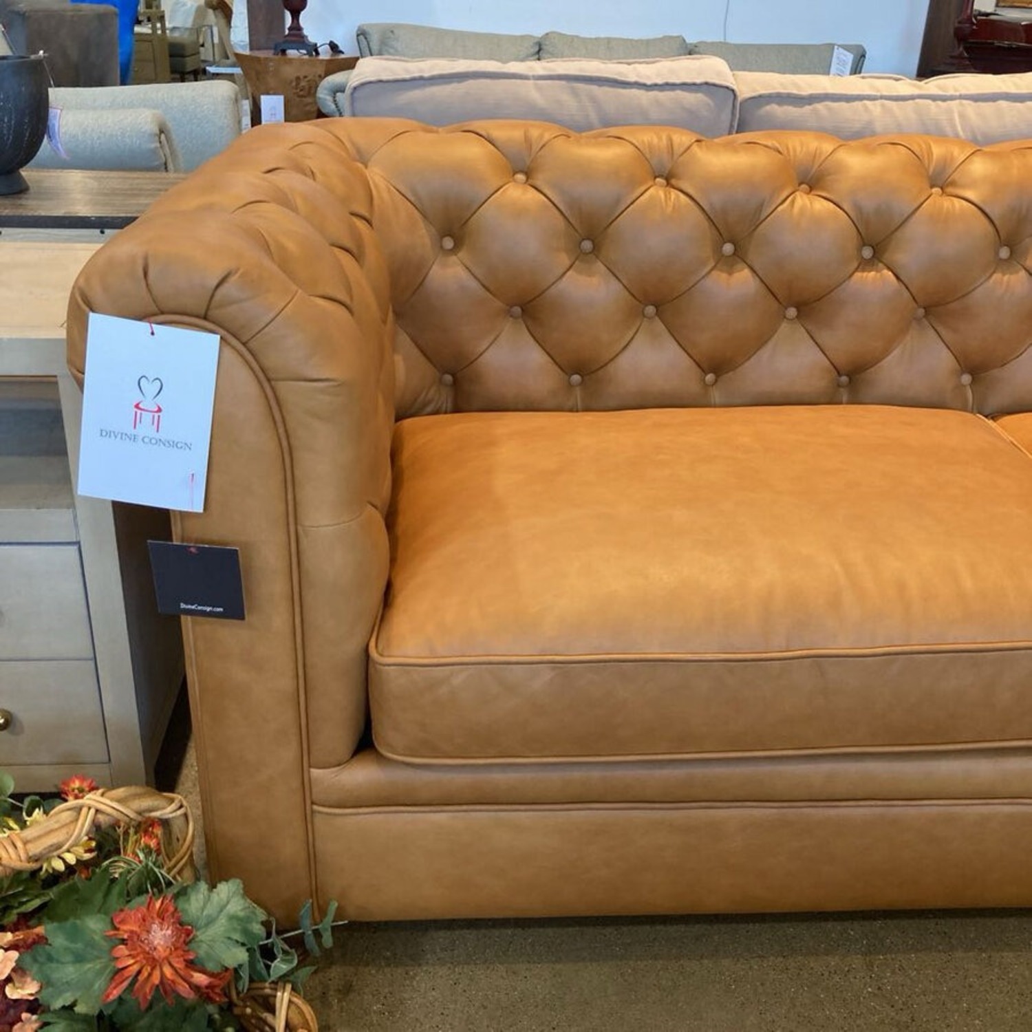 Poly & Bark Lyon Leather Sofa Oscuro Brown - image-3