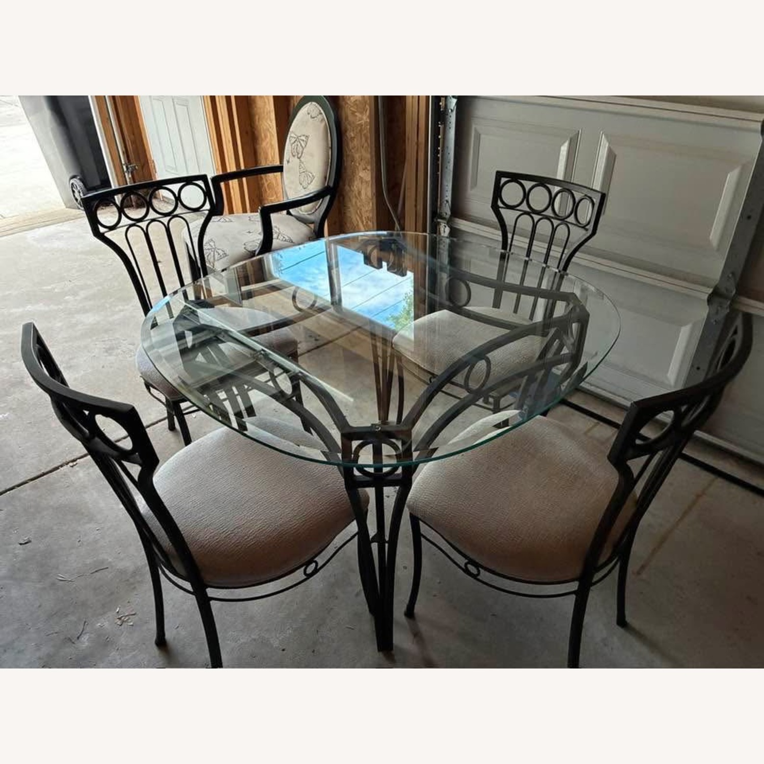 Ashley Furniture Dark Brown Fabric Dining Sets - image-1