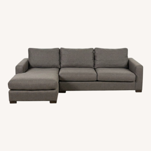 Used Room & Board Metro Left Facing Sectional Gray for sale on AptDeco