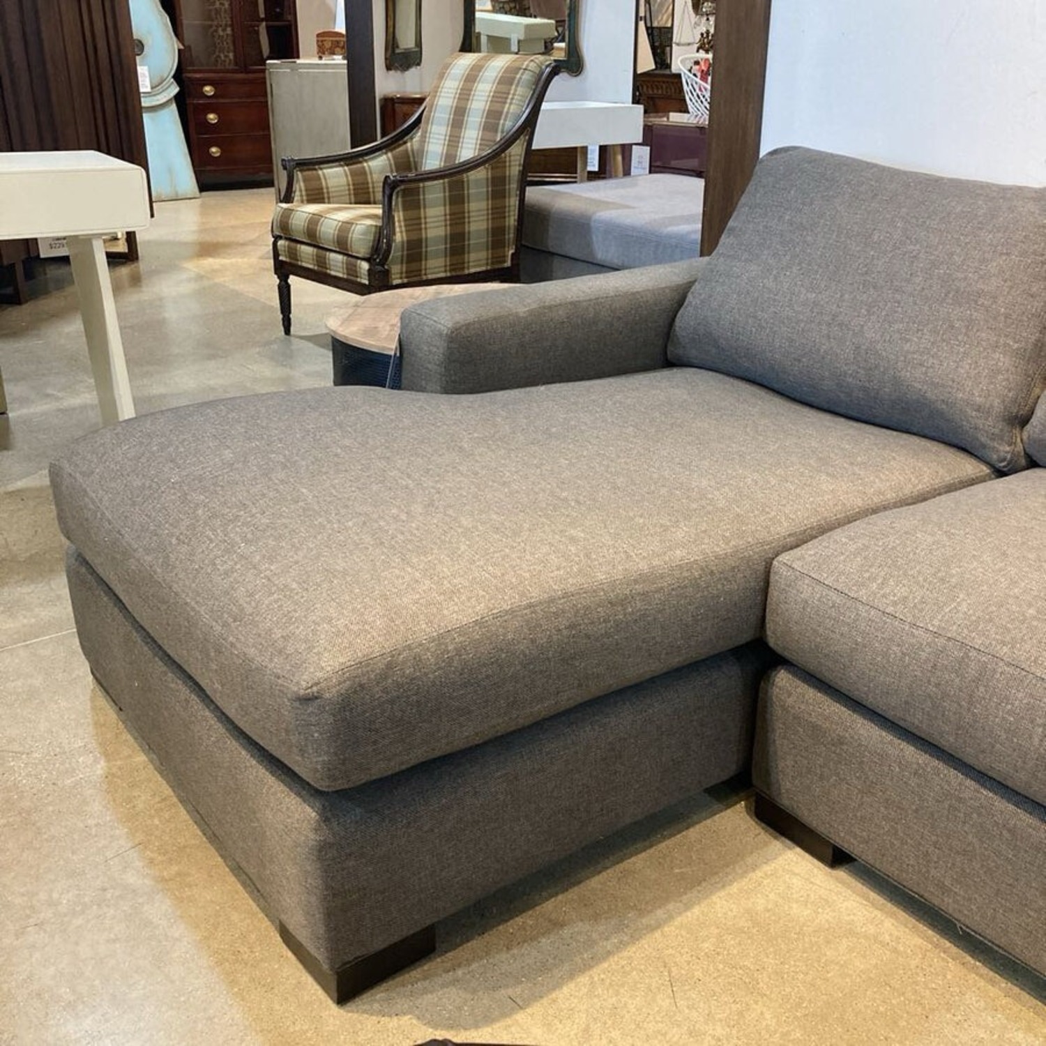 Room & Board Metro Left Facing Sectional Gray - image-4