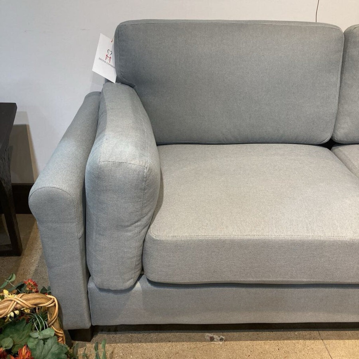 Farati Modern Upholstered Sofa Gray - image-4