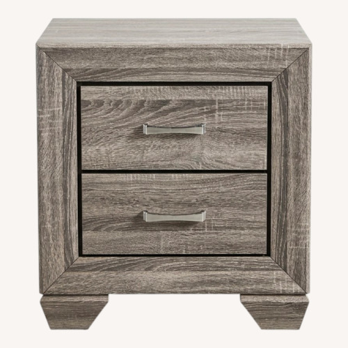 Used Coaster Kauffman 2-Drawer Nightstand Washed Taupe for sale on AptDeco