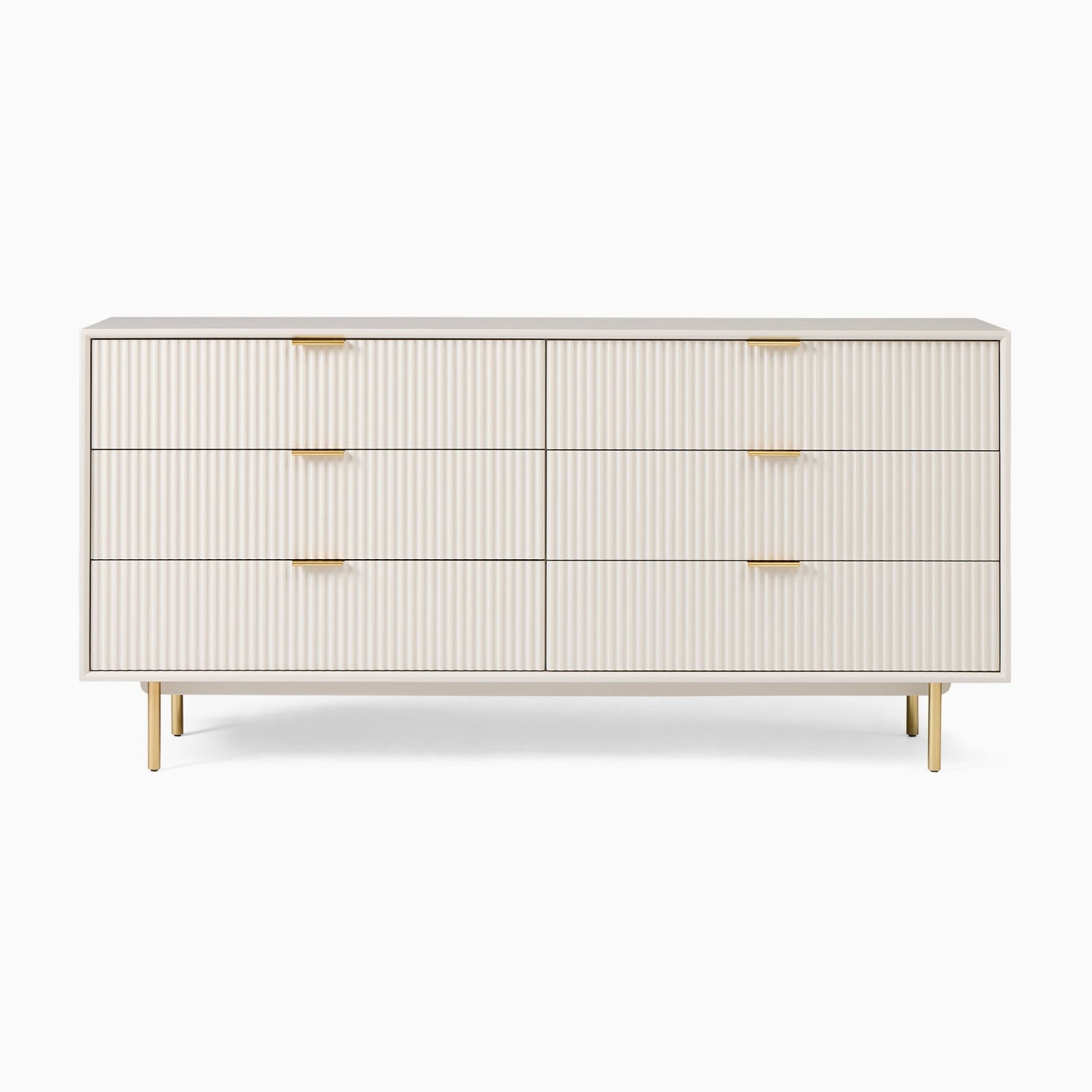 West Elm White Dresser - image-4