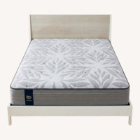 West Elm Natural Wood Queen Bed