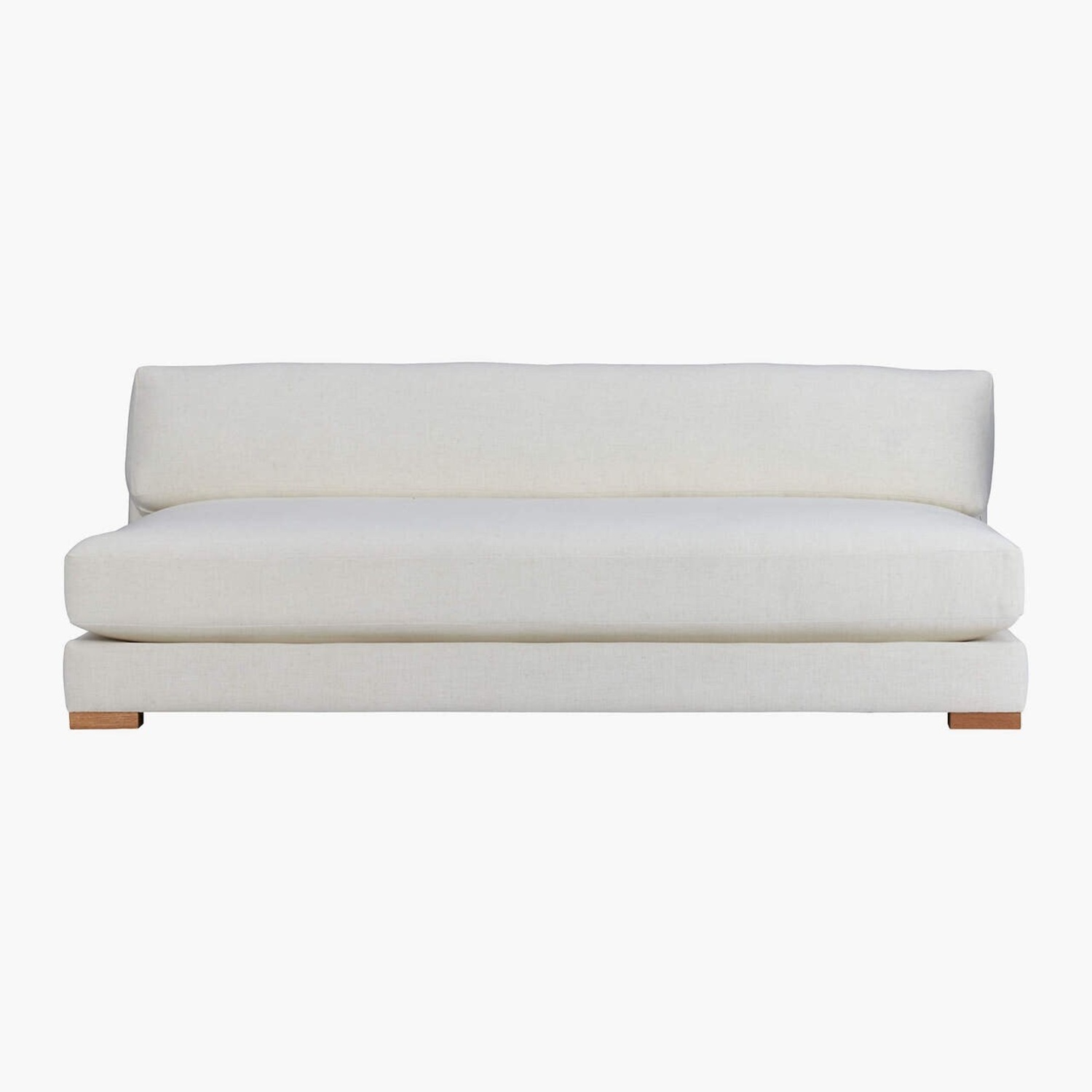 CB2 Natural Boucle Loveseat - image-4