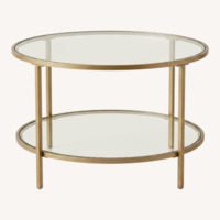 Amazon Round Glass Coffee Table