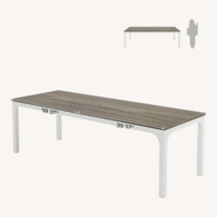 Wayfair Dark Gray Wood Dining Table