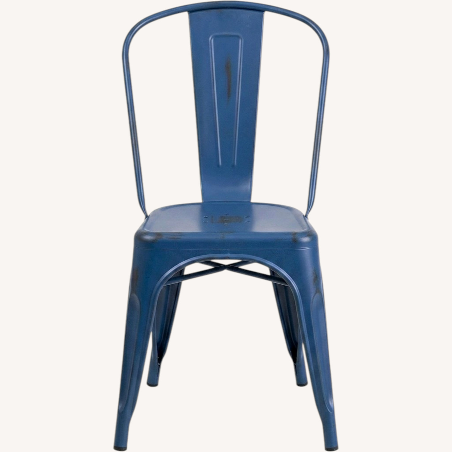 Amazon Blue Metal Dining Chairs - image-0