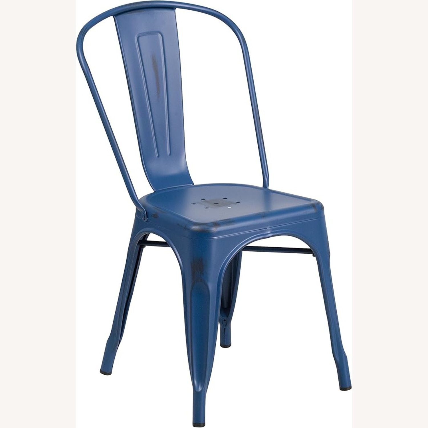 Amazon Blue Metal Dining Chairs - image-4