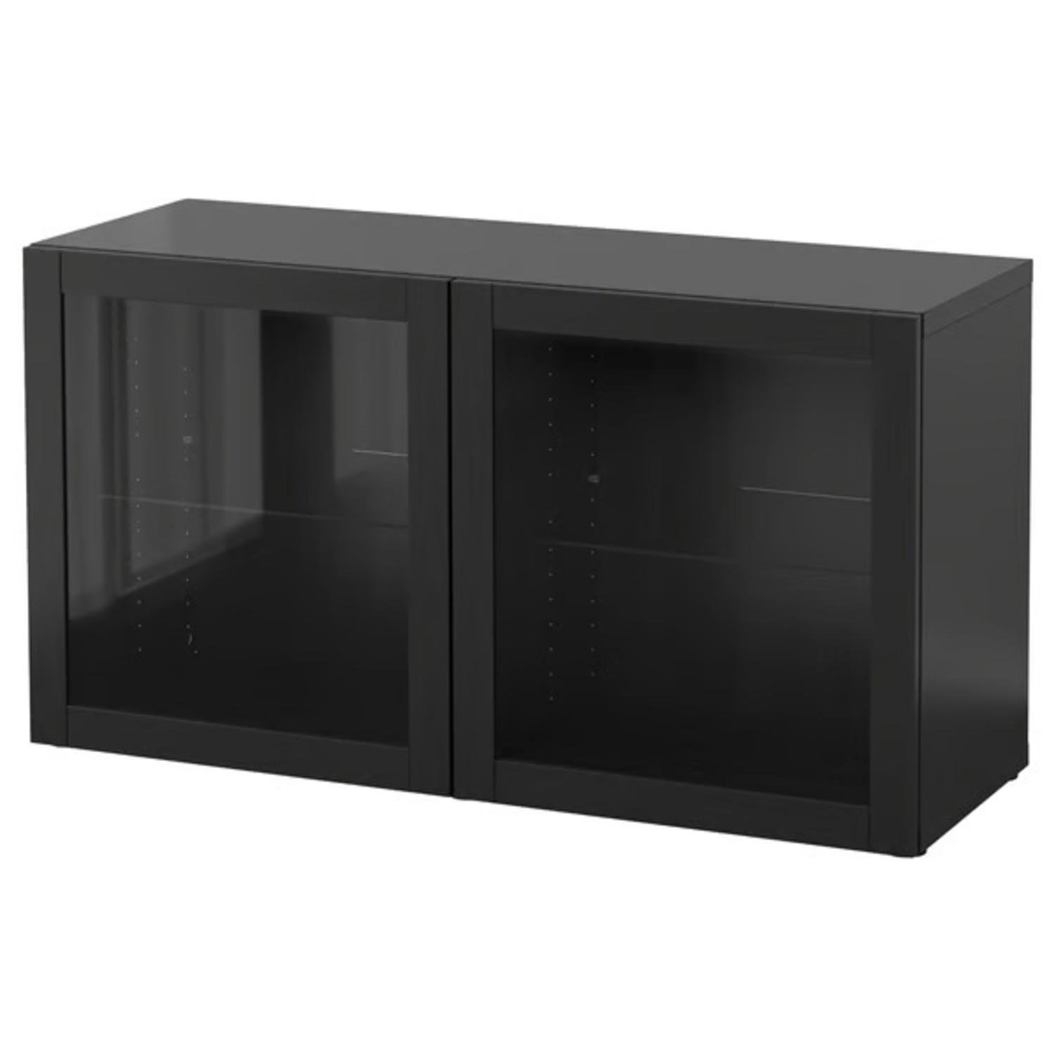 IKEA Dark Brown Wood Media Storage - image-6