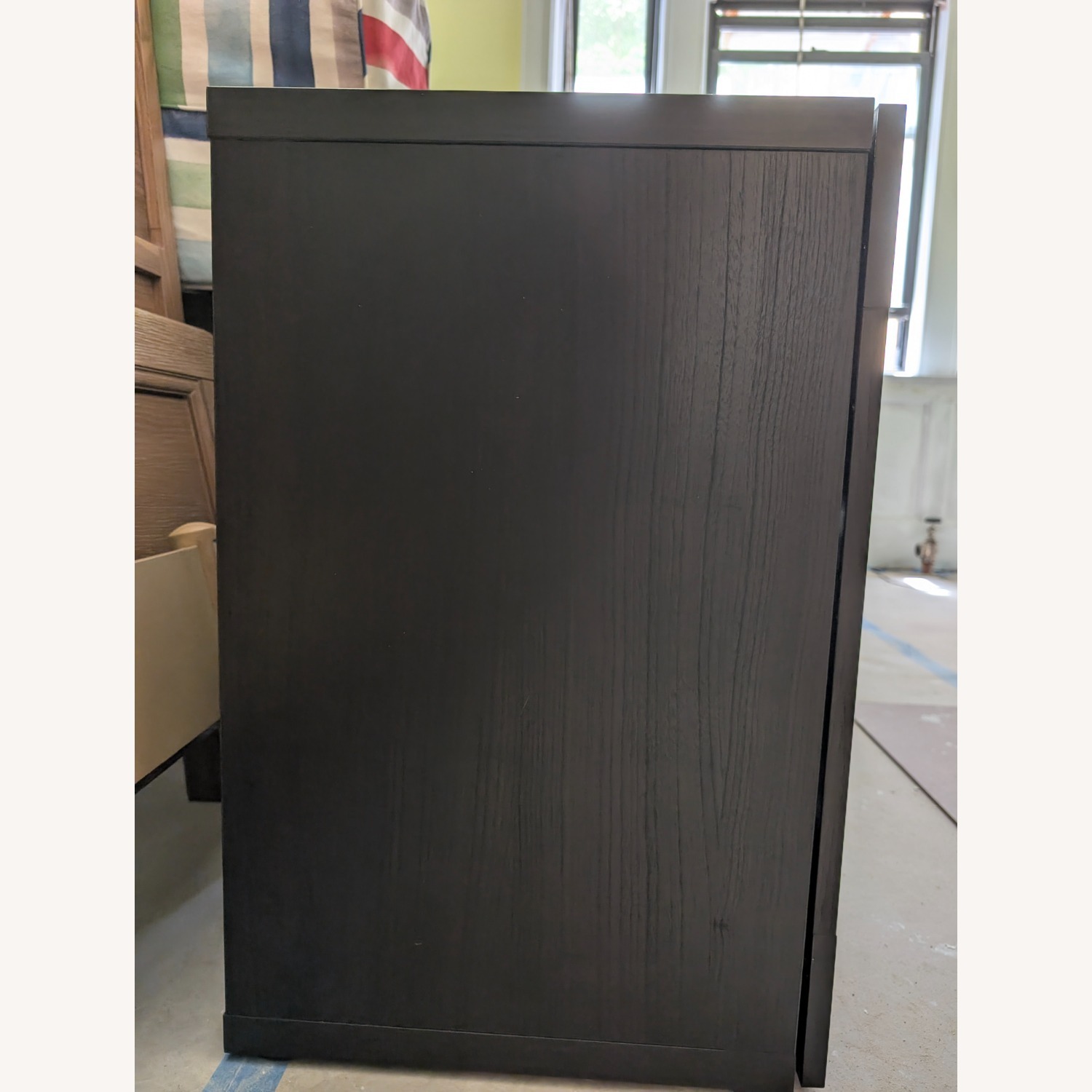 IKEA Dark Brown Wood Media Storage - image-4