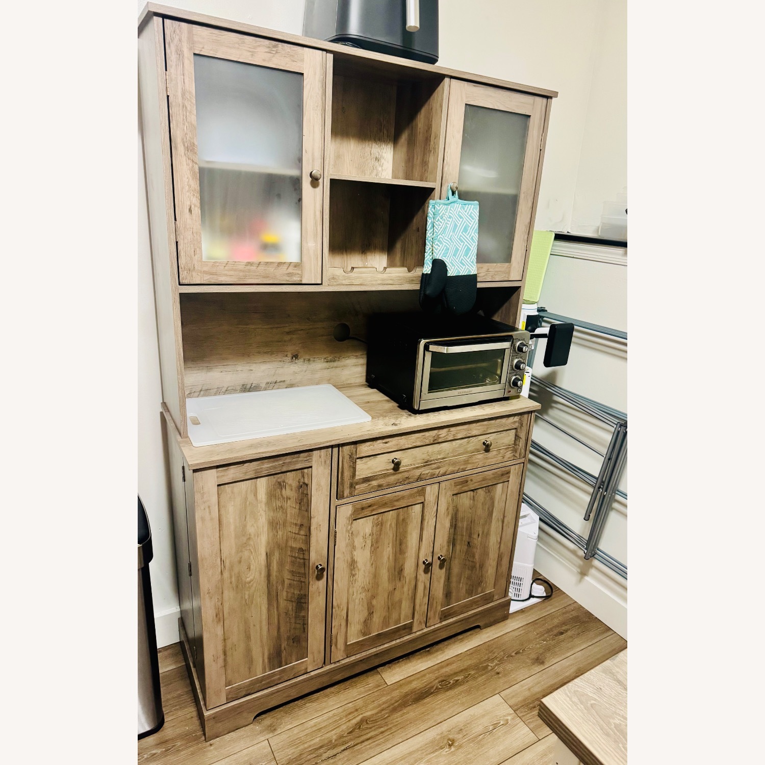Wayfair Dark Gray Wood Sideboard - image-1