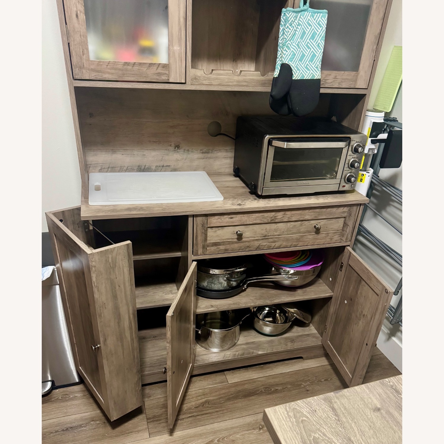 Wayfair Dark Gray Wood Sideboard - image-3