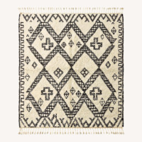 Vintage Moroccan Beni Ourain Rug 5.8' x 10'