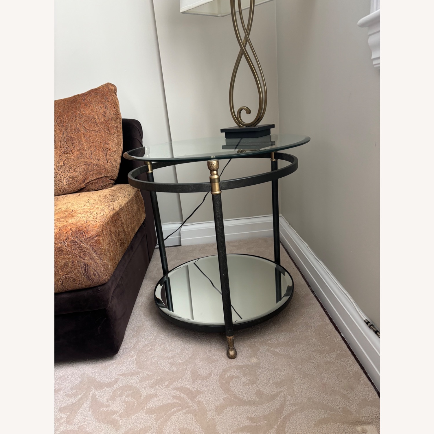 Glass Side Table - image-2