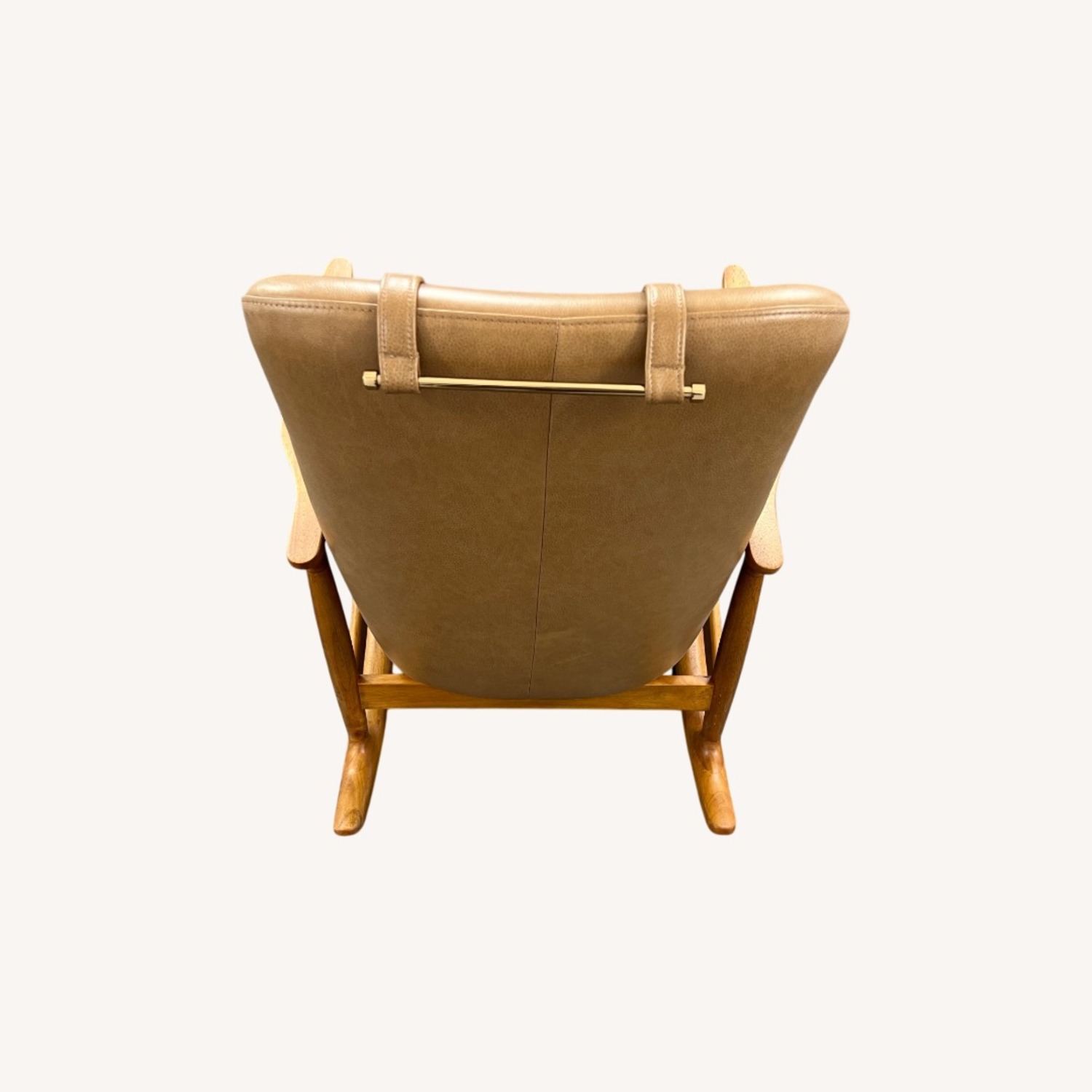 Castlery Desmond Leather Rocking Armchair - image-8