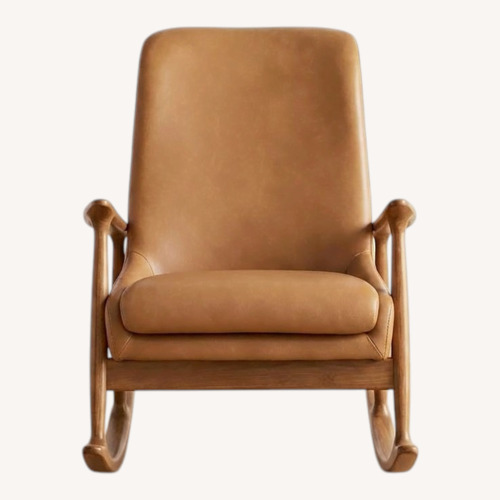 Used Castlery Desmond Leather Rocking Armchair for sale on AptDeco