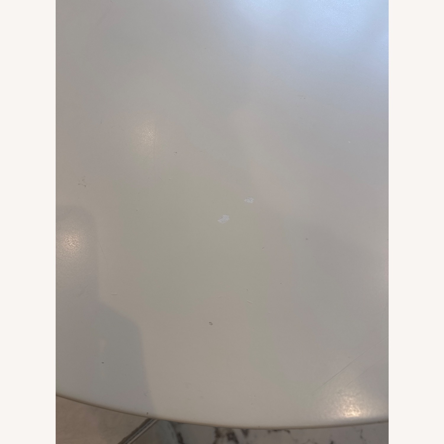 CB2 Lola White Concrete Dining Table - image-3