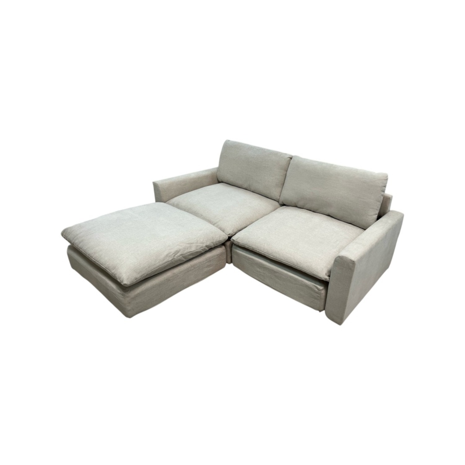 Burrow Russet 2-Piece Sofa with Ottoman - image-5