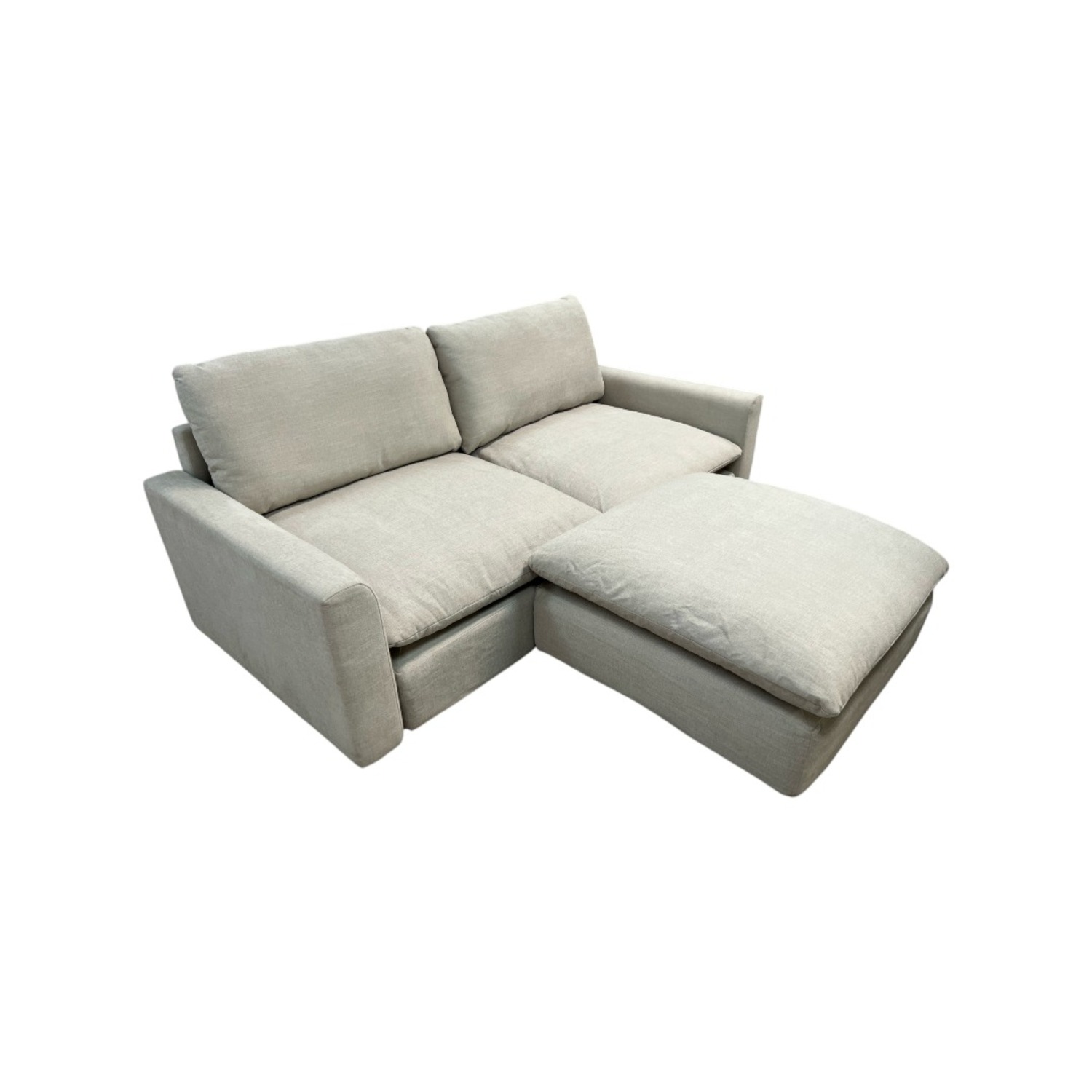 Burrow Russet 2-Piece Sofa with Ottoman - image-11