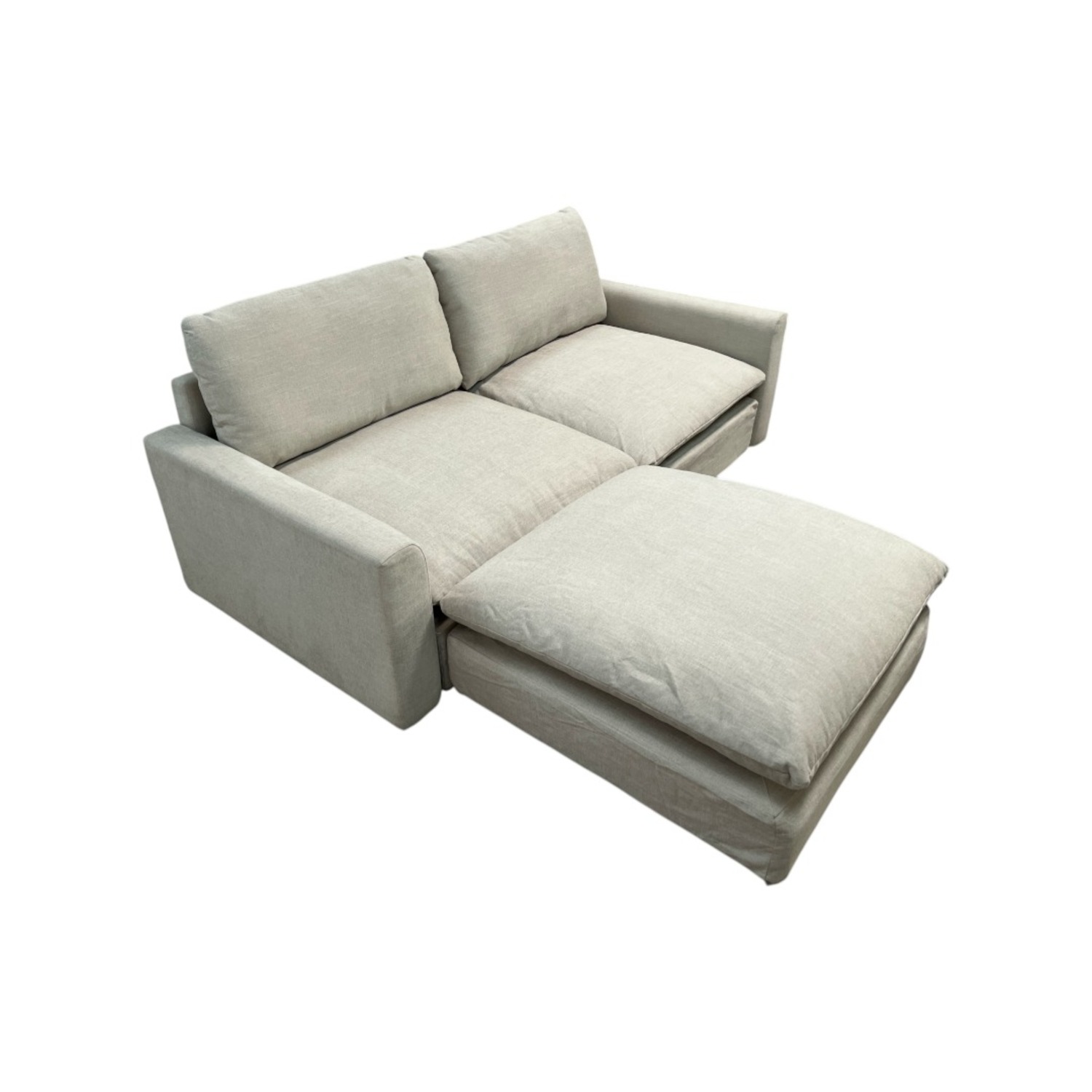 Burrow Russet 2-Piece Sofa with Ottoman - image-6