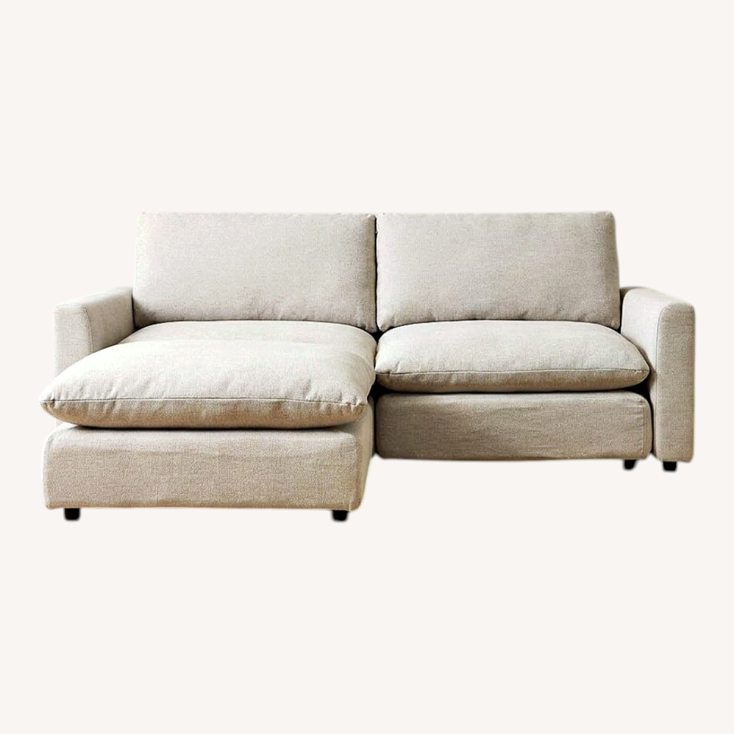 Burrow Russet 2-Piece Sofa with Ottoman - image-0