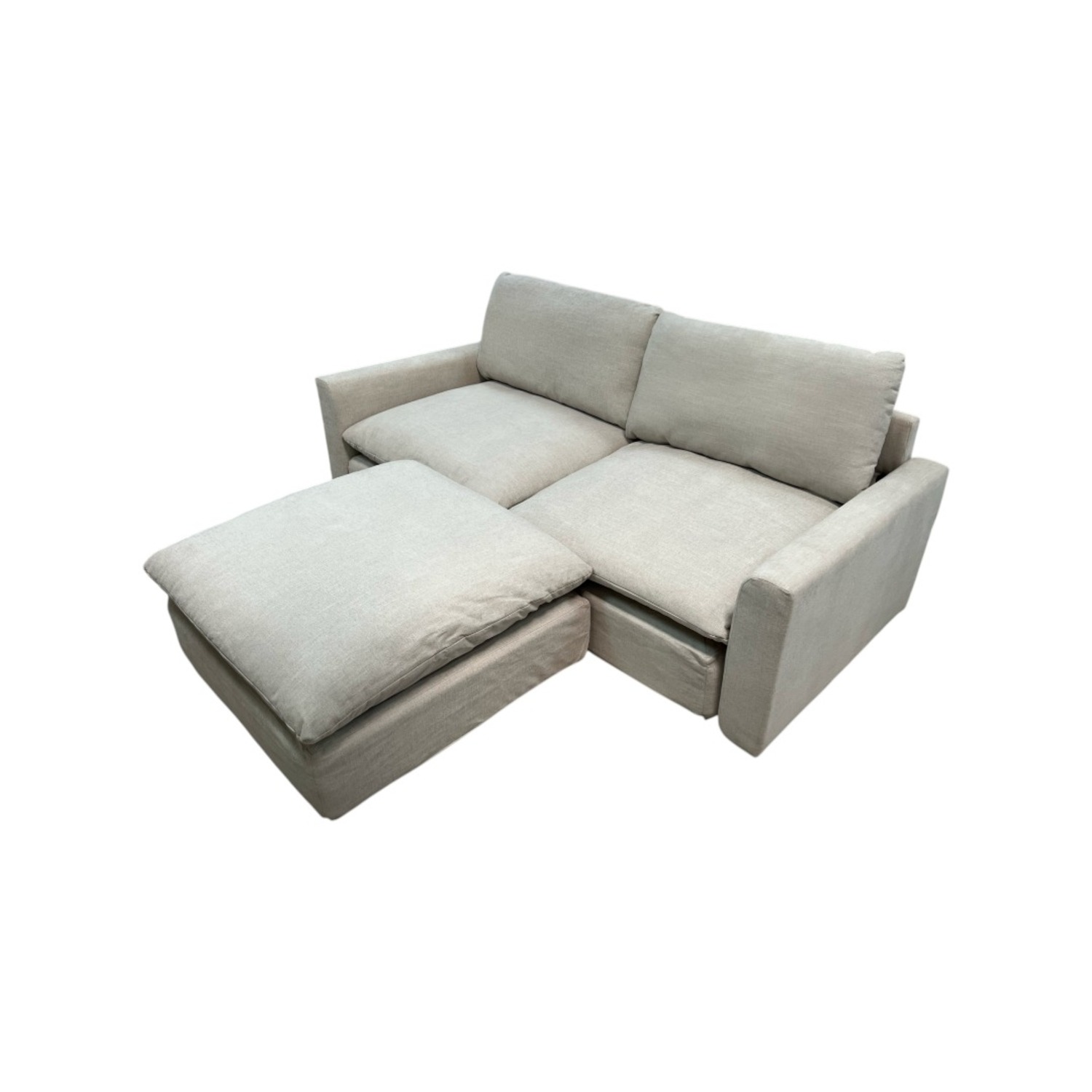 Burrow Russet 2-Piece Sofa with Ottoman - image-10
