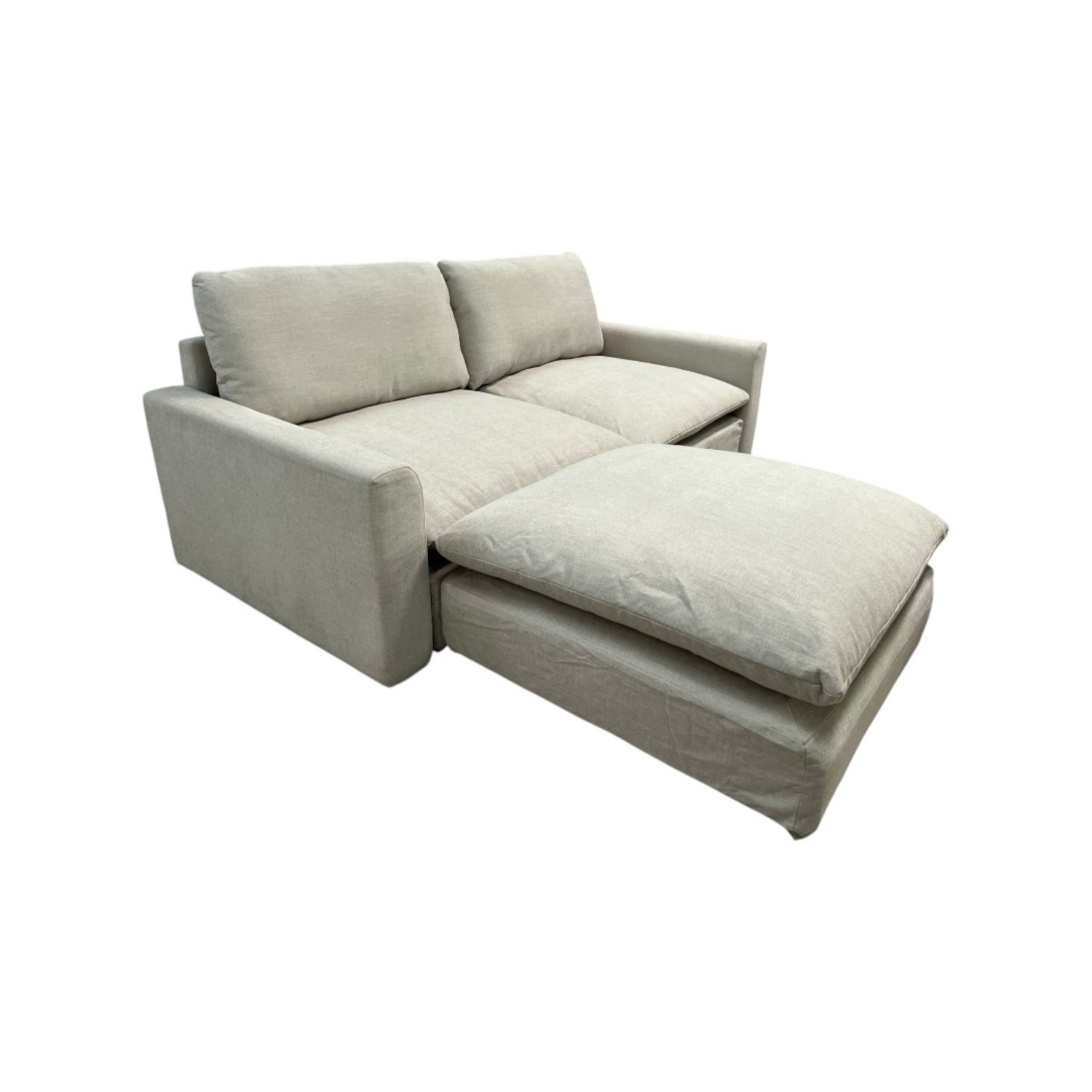 Burrow Russet 2-Piece Sofa with Ottoman - image-8
