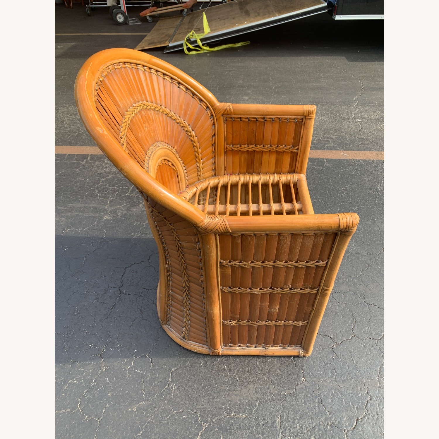 Vintage/Antique Blue Accent Chair - image-4