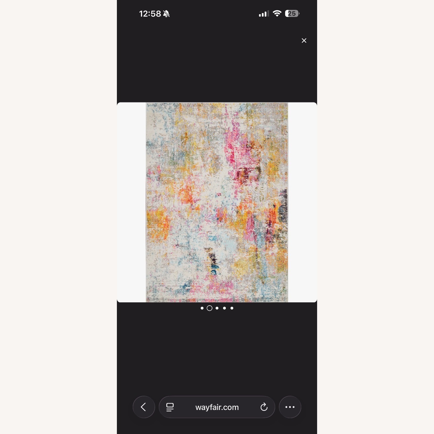 Vita Abstract Area Rug – 7'10" x 10'10" - image-3