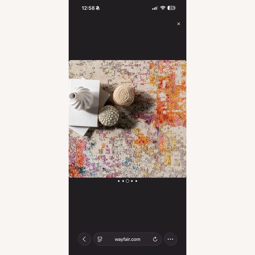 Used Vita Abstract Area Rug – 7'10" x 10'10" for sale on AptDeco