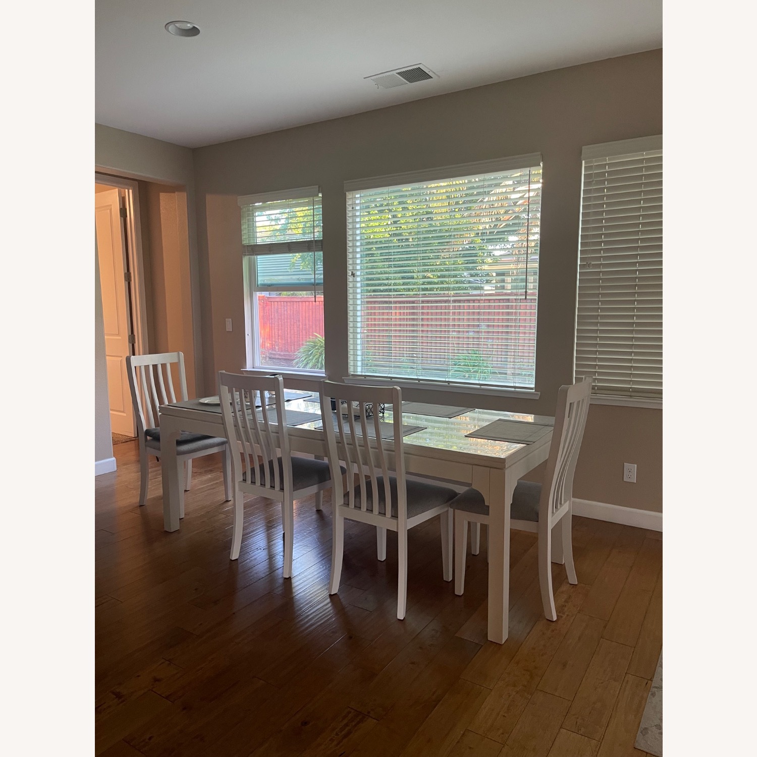 Amazon White Wood Dining Table - image-3