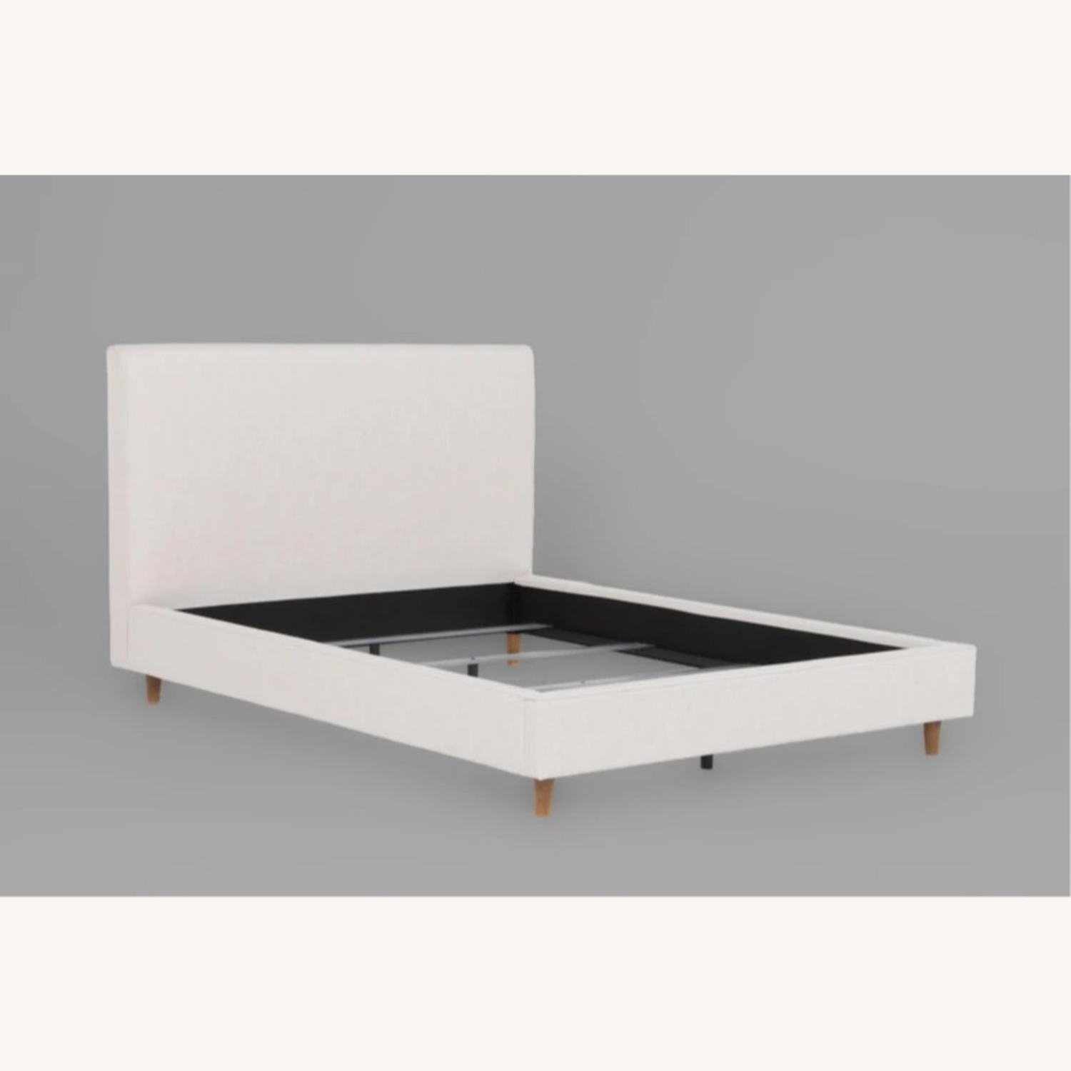 Living Spaces Dean Sand II California Queen Upholstered Panel Bed - image-3