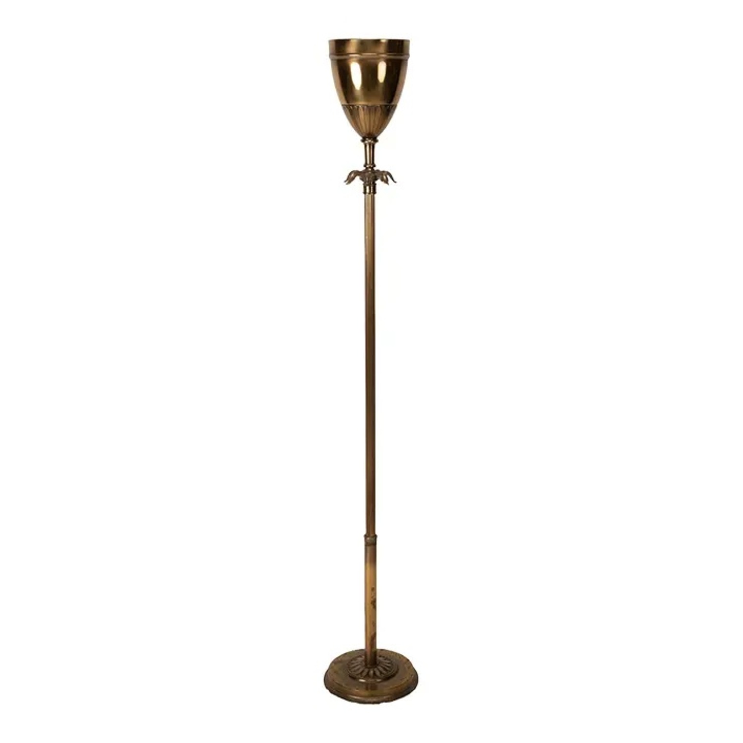 Stiffel Lamps Gold Floor Lamp - image-9