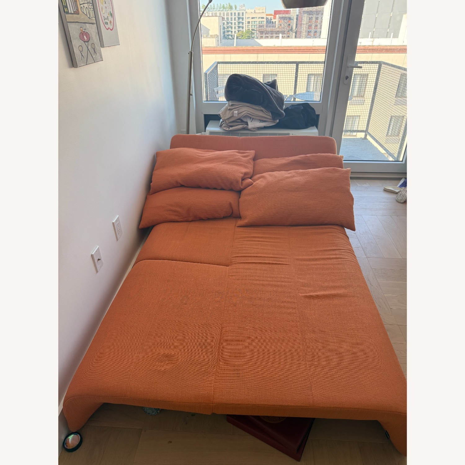 Ligne Roset Modular Orange Sofa - image-4